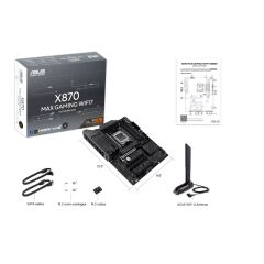 ASUS X870 MAX GAMING WIFI7 AMD AM5 DDR5 ANAKART