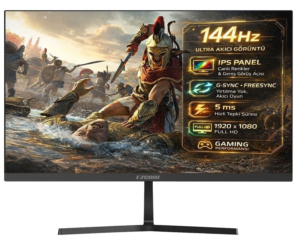 24 EZCOOL CORP EZP24 144Hz IPS MONITOR ( Sıfır Ölü Piksel Garantili)