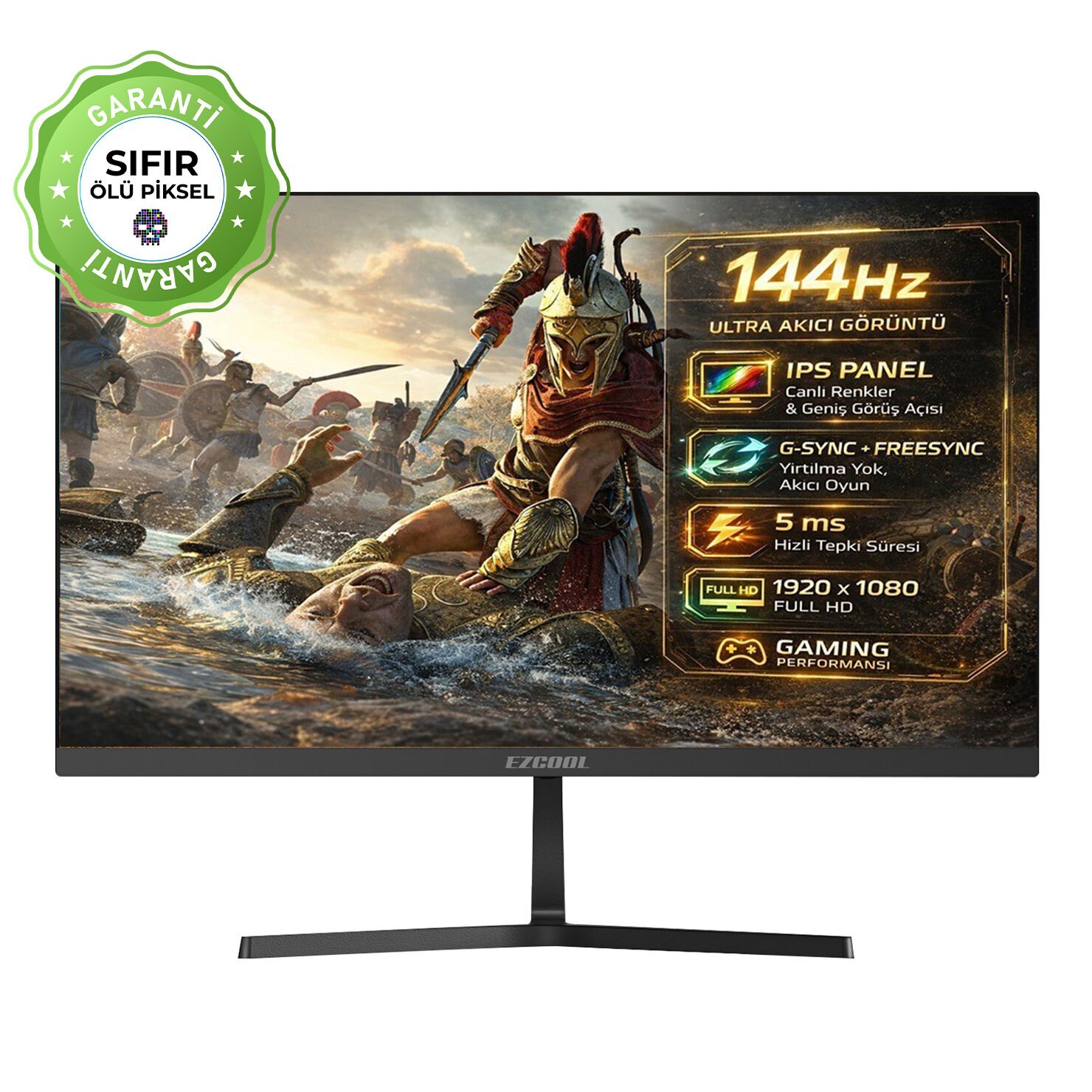 24 EZCOOL CORP EZP24 144HZ 5MS IPS MONITÖR ( Sıfır Ölü Piksel Garantili)