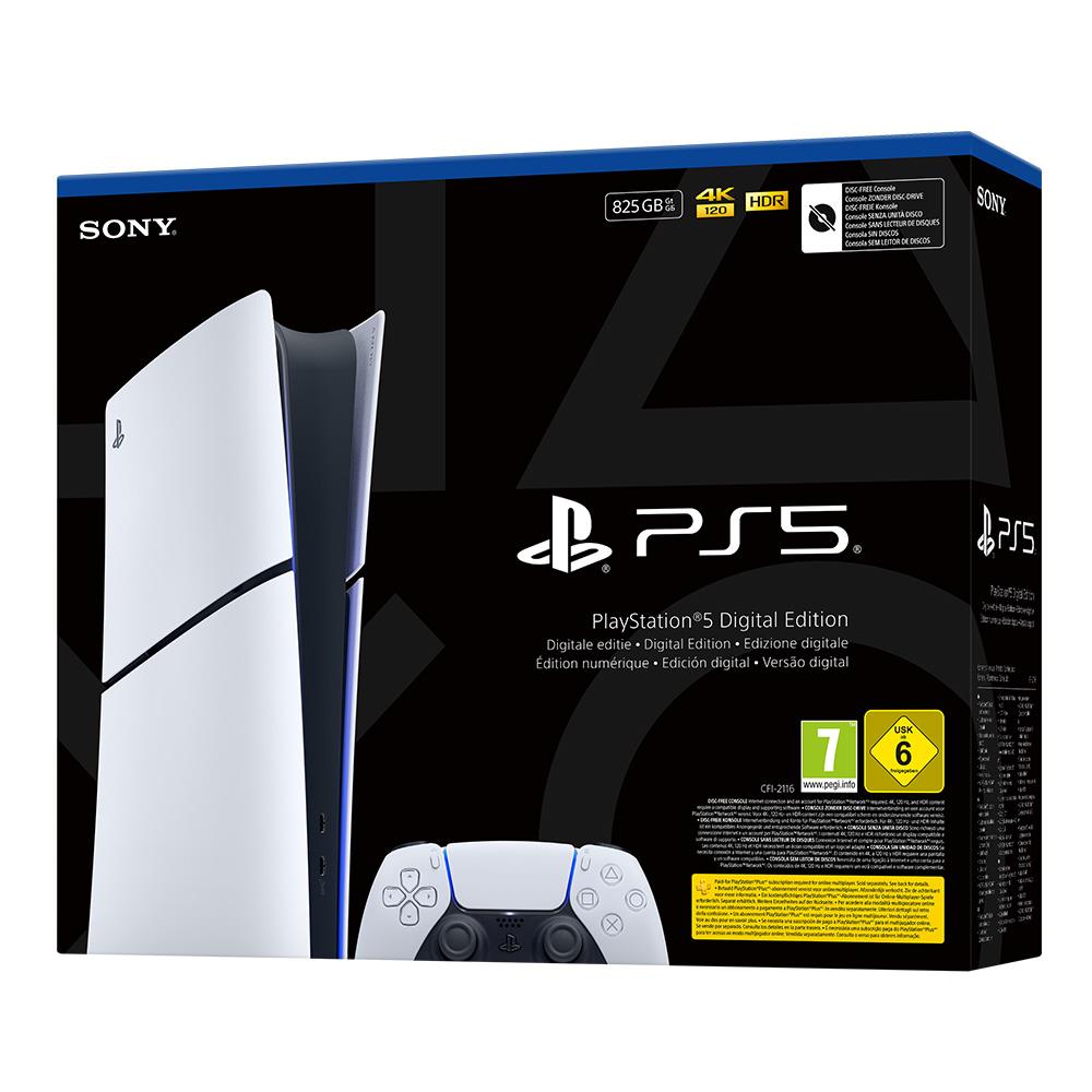 Ps5 slim digital 825gb - ithalatçı garantili